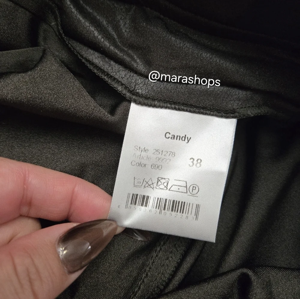 Raffaello Rossi Candy Vegan Leather Jogger Dark Brown